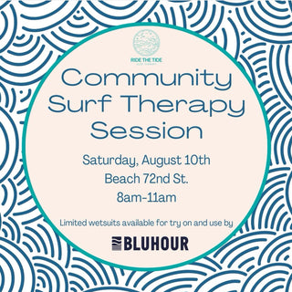 Community Surf Therapy Session with Ride the Tide on August 10th (Rockaway Beach, NY)