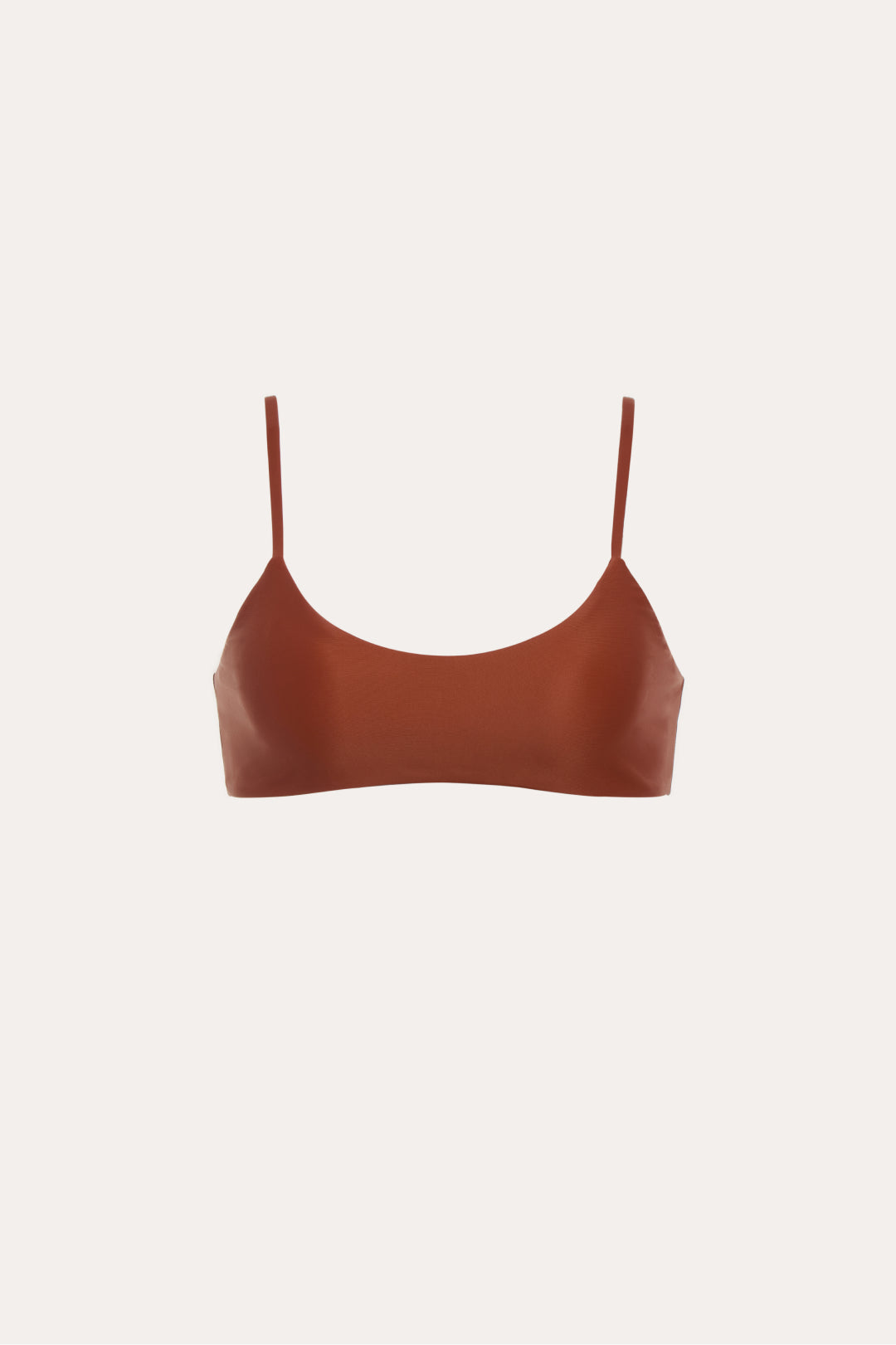 Paia Triangle Bikini Top in Moroccan Clay