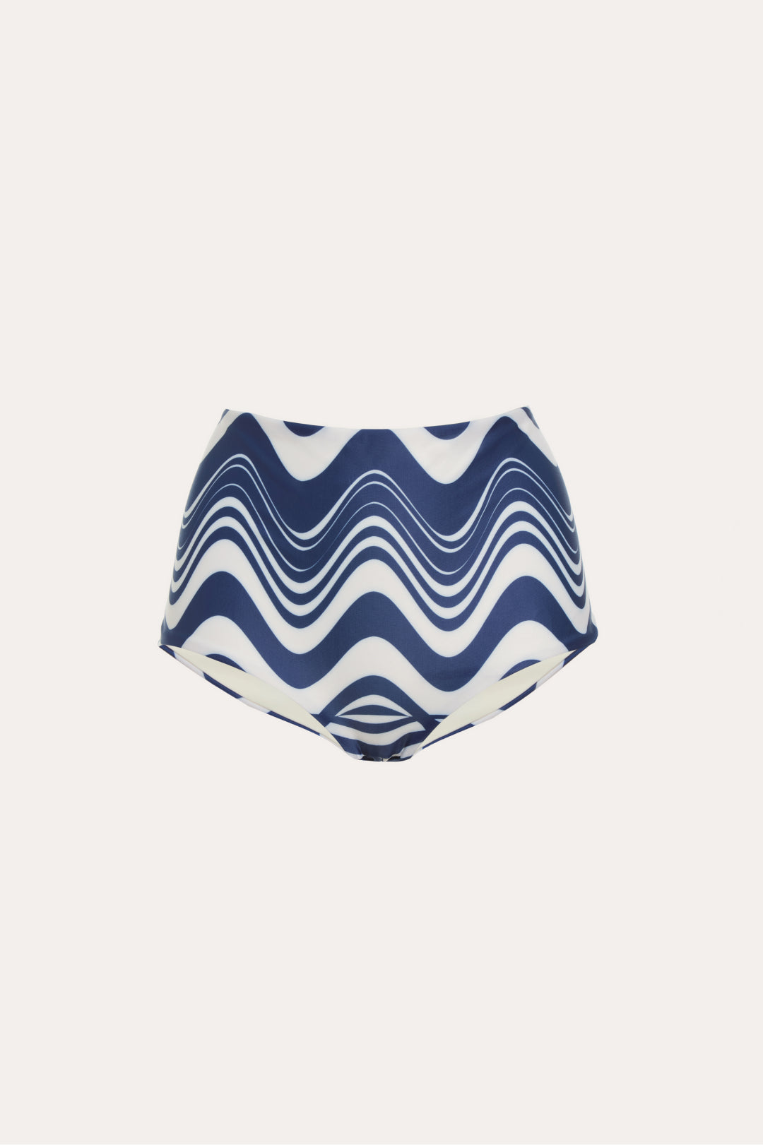 Byron High Waisted Bottom in Wave Print